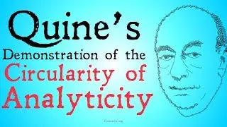 Quine's Demonstration of the Circularity of Analyticity