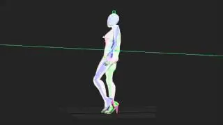 Woman walk animation - sexy biped))