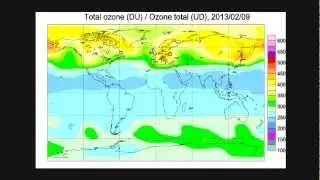2013 feb 04th-10th Ozone Map Animation