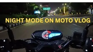 Riding My Black Beauty Late At Night [ MOTO VLOG ]