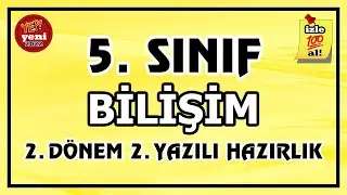 5. Sınıf Bilişim Teknolojileri 2. Dönem 2. Yazılı Hazırlık | Puanlı 2022