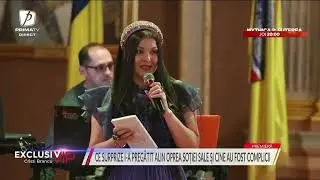 Aniversare specială pentru soția lui Alin Oprea. Ce surpriză a primit din partea soțului
