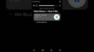 Mad Marcc - How It Be (Unreleased Audio)