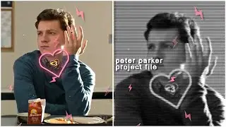 peter parker project file | after effects