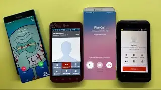 Incoming Call Micromax S 300 vs Lenovo a40 vs LG M8225 vs Nokia Lumia 520 outgoing call