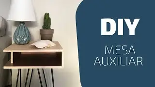 Como hacer una mesa auxiliar | DIY modern side table