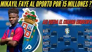MIKAYIL FAYE al OPORTO por 15 MILLONES ? CUADRO EUROCOPA como queda RIVAL de ESPAÑA