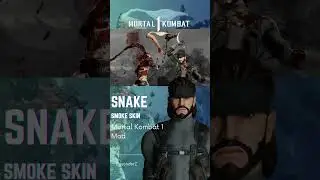 New Metal Gear Solid Snake over Smoke Mortal Kombat 1 mod.