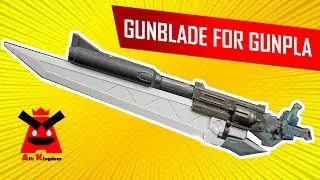 HOW TO MAKE GUNBLADE FOR GUNPLA - CUSTOM WEAPON TUTORIAL #GUNDAM #KITBASH