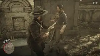 Red Dead Redemption 2 - Saint Denis Cemetery & Park NPC War (SimpleGangWar mod)