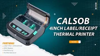 CalsoB 4inch Label/Receipt Thermal Printer