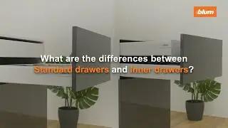 What are the differences between Standard drawers and Inner drawers?