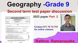 Geography grade 9 - second term test paper discussion- part 2