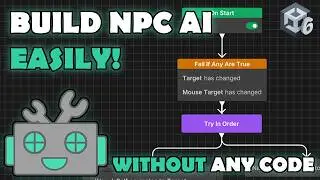 How To Visually Build NPC AI (Behavior Tools For Unity Tutorial)