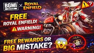 Get FREE Royal Enfield Skin in BGMI  😱 Free Rewards or BIG Mistake?