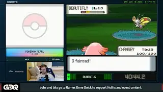 Pokémon Pearl Any% showcase from GDQ Hotfix 2023