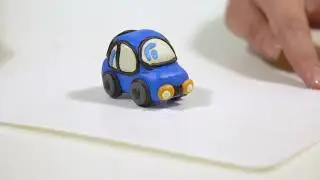 Канцелярия LORI  Поделки из пластилина пошагово  Лепим машину