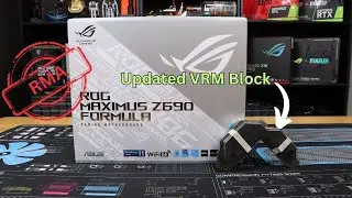 Own A ROG Z690 Formula? Tutorial On How To Replace The VRM Water Block With Updated Version!