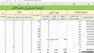 المحاضرة  السابعة EXCEL Advanced Online
