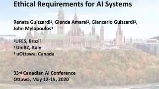 Ethical Requirements for AI Systems