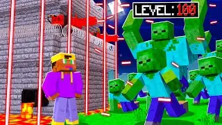 1000 MUTANTEN ZOMBIES vs. SICHERSTES HAUS in Minecraft!