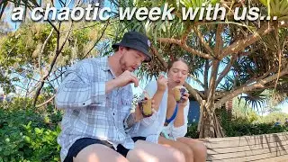 Spend a chaotic week with us (sunrise swims, new hair reveal, flying to Sydney, first Rodeo)