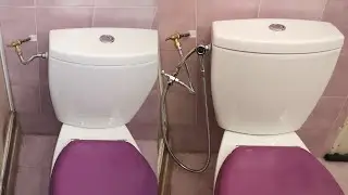 Comment installer un pommeau de douchette sur le siège wc des toilettes