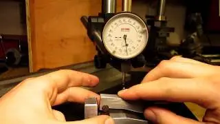 Homemade sine bar, scissor-type
