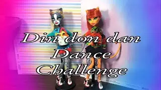 “Din don dan” dance challenge || stop motion animation💃