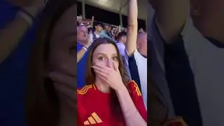 😅 I was the only Spanish fan in that area 😶🇪🇸