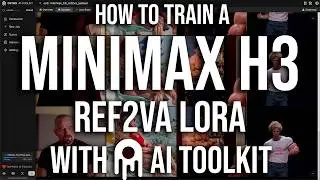 How to Train a MiniMax H3 Ref2VA LoRA with AI Toolkit