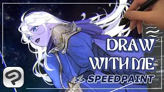 【SPEEDPAINT】Let's Draw Together ♡ EP2 | CLIP STUDIO PAINT / Draw with me