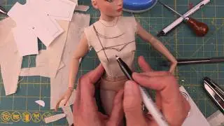 Pattern Making for Dolls Part 1: Bodice Sloper
