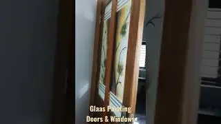 Glass Painting for door