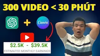 Cách tôi tạo 300 video ngắn trên YouTube chỉ trong 30 PHÚT kiếm 40000$/tháng - Kiếm tiền Online 2023