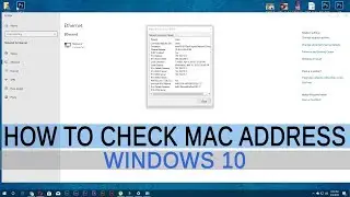 How To Check MAC Address Windows 10