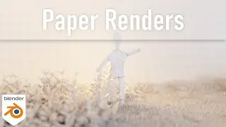 Paper Render in Blender [and its lessons] | English