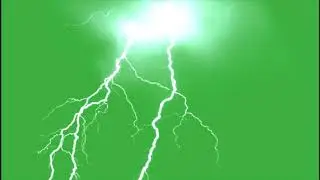 Free Green Screen Video |  Lightning Thunder Effects