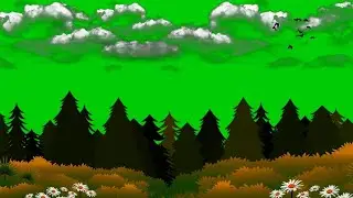 Jungle Green Screen Background Animation | Nature Green Screen Video