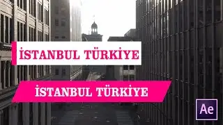 AFTER EFFECTS SİNEMATİK LOWER THIRD NASIL YAPILIR