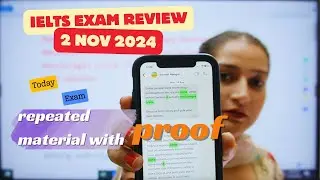 2 November 2024 IELTS Full Exam review | English with roop