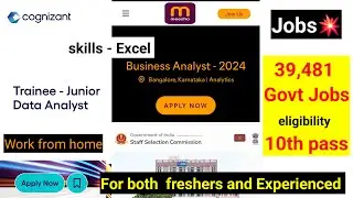 Cognizant,  meesho hiring freshers | SSC govt jobs - 39,481 | latest jobs