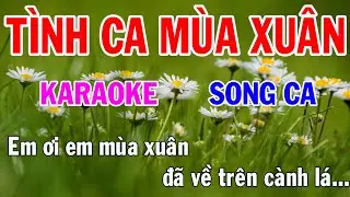 Karaoke Song Ca Tình Ca Mùa Xuân Nhạc Sống gia huy karaoke