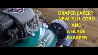 Draper expert needs a blade sharpen and a new pull cord .