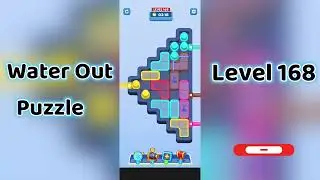 Water Out Puzzle Level 168 Walkthrough 💧 | Step-by-Step Guide | Mini Boss