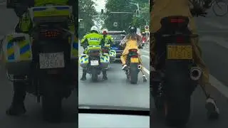 What happens when a tiny girl takes on a massive motorcycle?