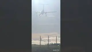 Air New Zealand all black Dash 8 Landing at Rotorua  #aviation #rotorua #airnewzealand #fypシ