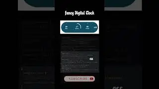 Digital Clock #html #css #programming #coding #clock #fancy