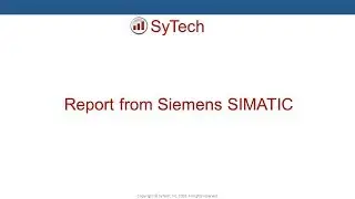 Report from Siemens SIMATIC