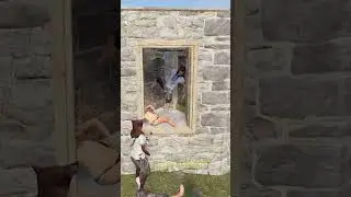 Отработал болтом двух самозванцев #rust #раст #бешик